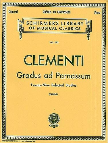 Gradus Ad Parnassum - CLEMENTI - Partition - Piano