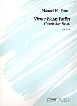 20 Piezas Faciles Manuel Ponce Partition Piano