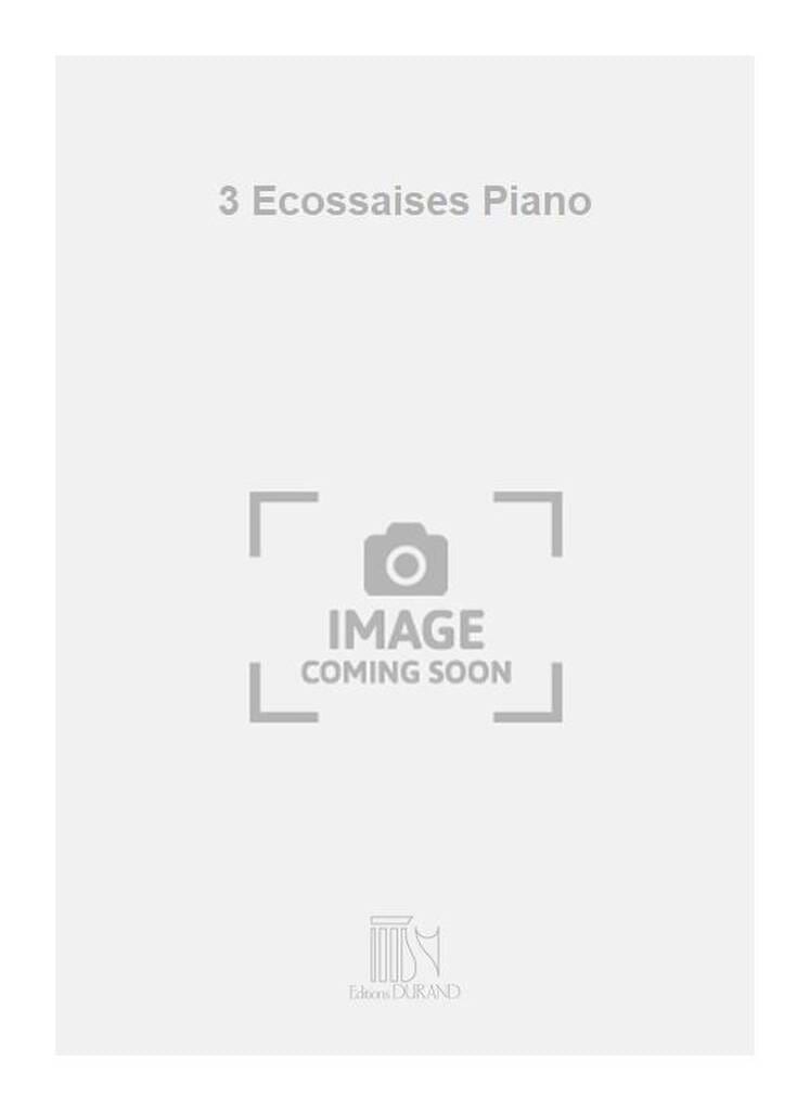 3 Ecossaises CHOPIN Partition Piano
