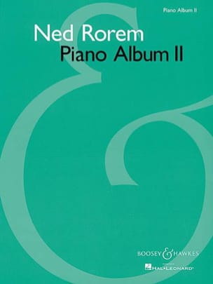 Piano Album 2 Ned Rorem Partition Piano