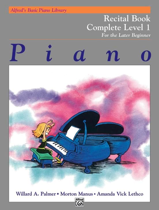 Alfred's Basic Piano Recital Book Complete 1 - Palmer Manus & Lethco