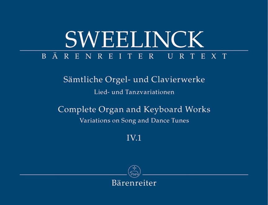 Oeuvre pour orgue et clavier Volume 4-1 - Jan Pieterszoon Sweelinck