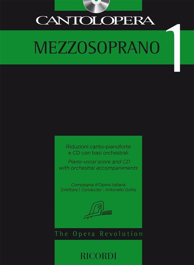 Cantolopera Mezzo Soprano 1 Partition Opéras