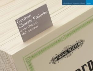 Préludes de chorals allemands du 17ème et 18ème s. Partition Orgue