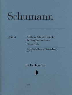 7 Klavierstücke In Fughettenform Op. 126 SCHUMANN Partition Piano