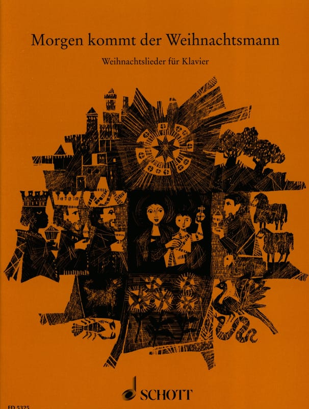 Morgen kommt der Weihnachtsmann Partition Piano