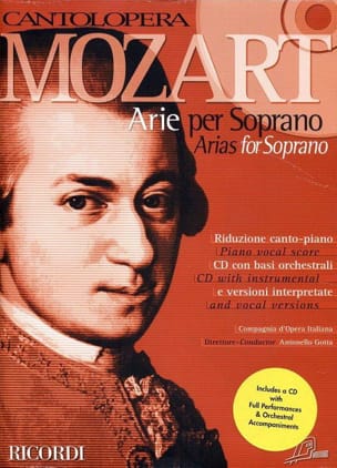 Arie Per Soprano MOZART Partition Opéras