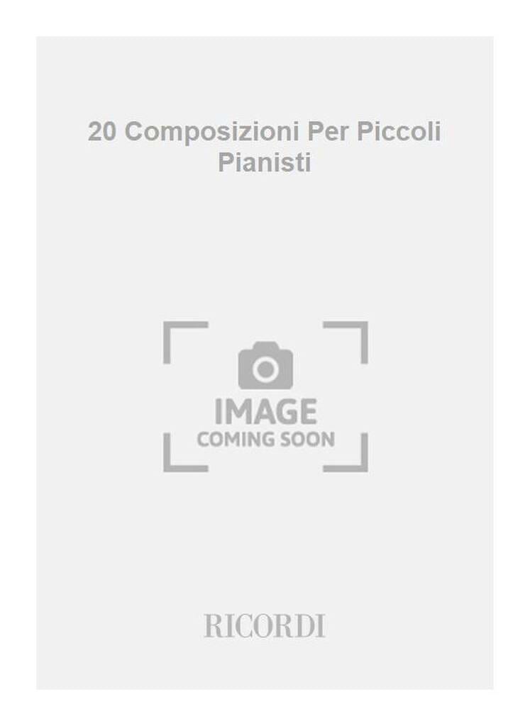20 Composizioni Per Piccoli Pianisti Rossi Partition Piano