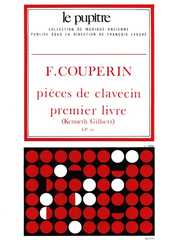 Pièces de Clavecin. Livre 1 COUPERIN Partition Clavecin