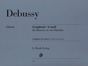 Symphonie En Si Mineur Pour Piano 4 Mains DEBUSSY Partition Piano