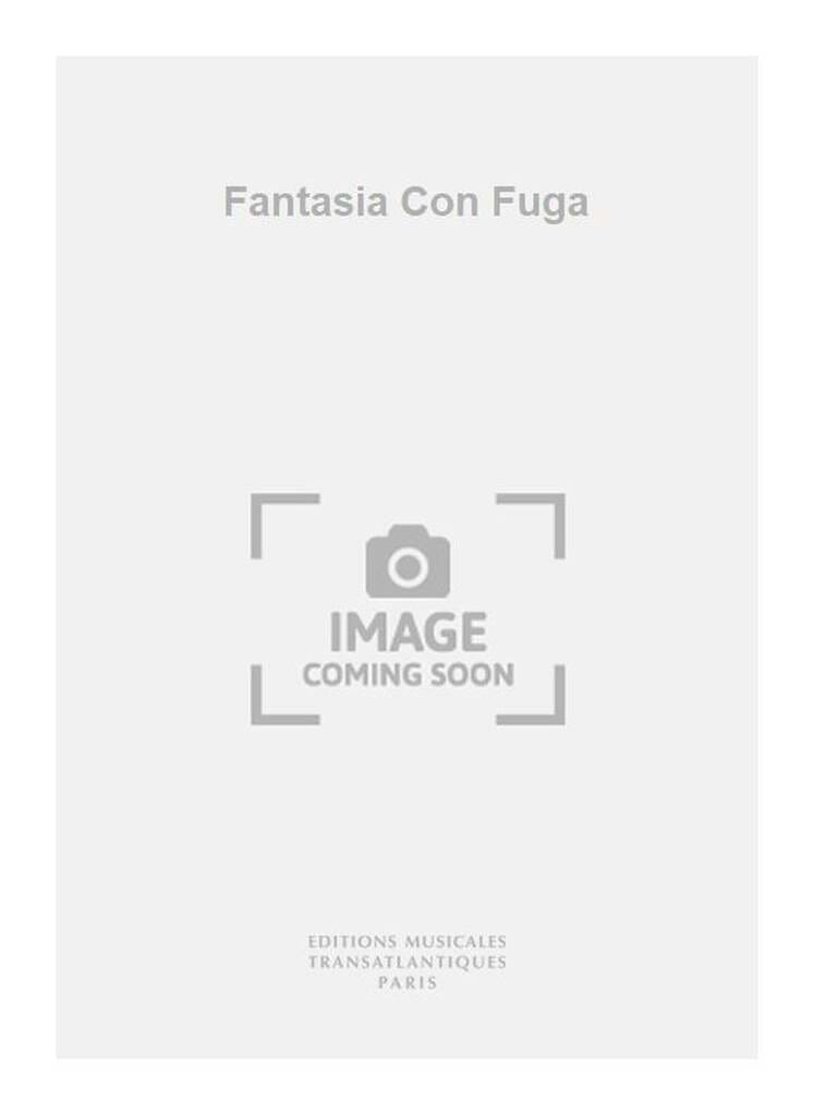 Fantaisie Avec Fugue BWV 904 BACH Partition Orgue