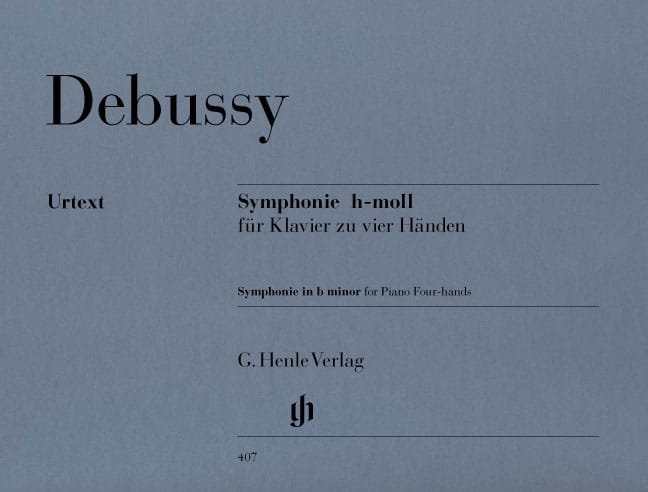 Symphonie En Si Mineur Pour Piano 4 Mains DEBUSSY Partition Piano