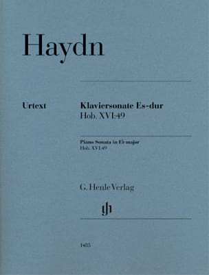 Sonate pour Piano en Mi bémol Majeur Hob. 16-49 HAYDN Partition Piano