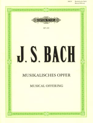 Musikalisches Opfer BWV 1079 BACH Partition Piano