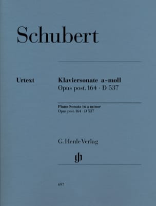 Sonate en La mineur - Piano SCHUBERT Partition Piano