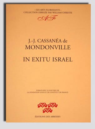 In Exitu Israël. Conducteur - Cassanea Jean-Joseph de Mondonville