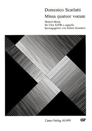Missa Brevis Quatuor Vocum En Sol - SCARLATTI - Partition - Chœur