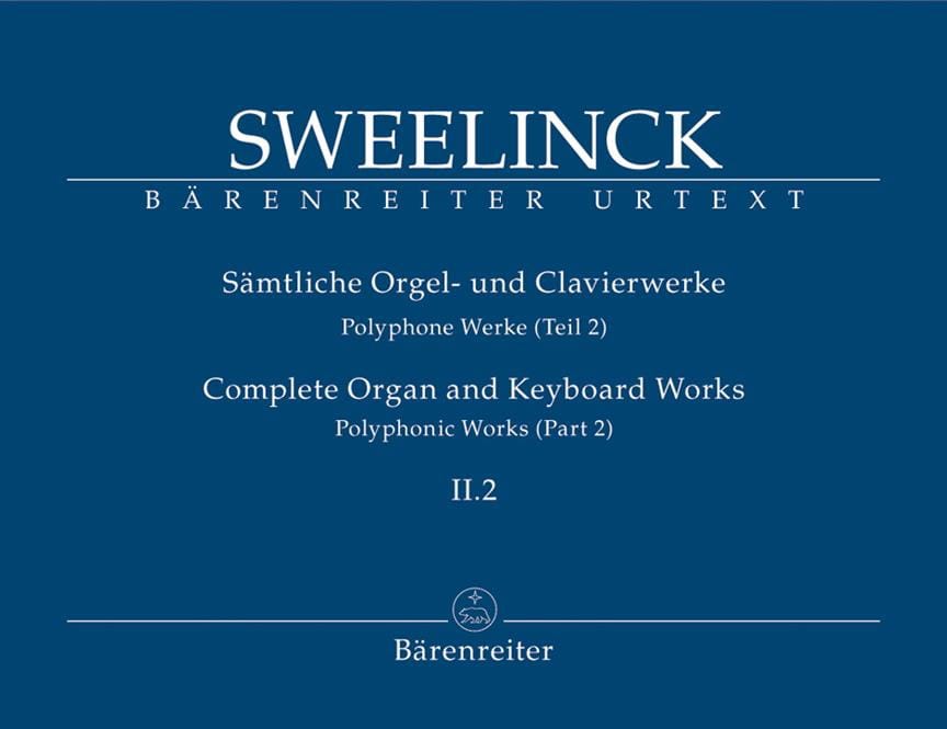 Oeuvre pour orgue et clavier Volume 2-2 - Jan Pieterszoon Sweelinck