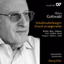 Choral arrangements - CD Gottwald Clytus Partition Chœur