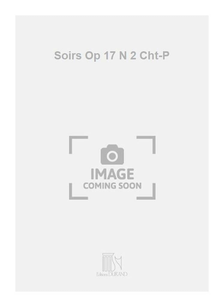 Soirs n° 2 Opus 17-2 Armand Mulot Partition Mélodies