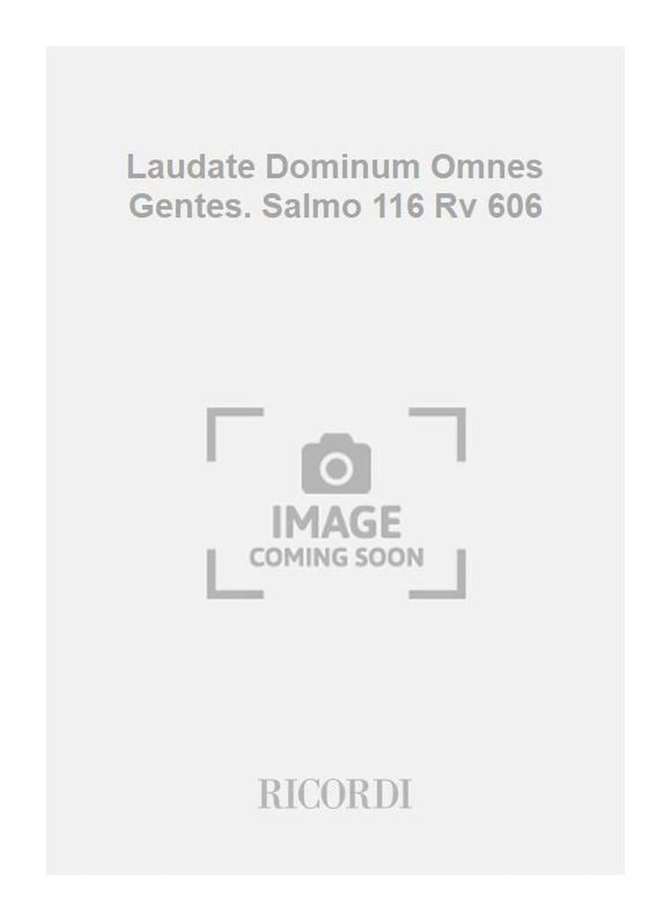 Laudate Dominum RV 606. Choeur seul VIVALDI Partition Chœur