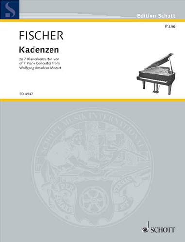 7 cadences pour les concertos de Mozart - Edwin Fischer - Partition