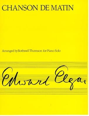 Chanson de Matin Op. 15-2 ELGAR Partition Piano