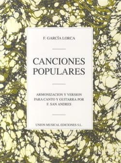 9 Canciones Populares Lorca Federico Garcia Partition Guitare