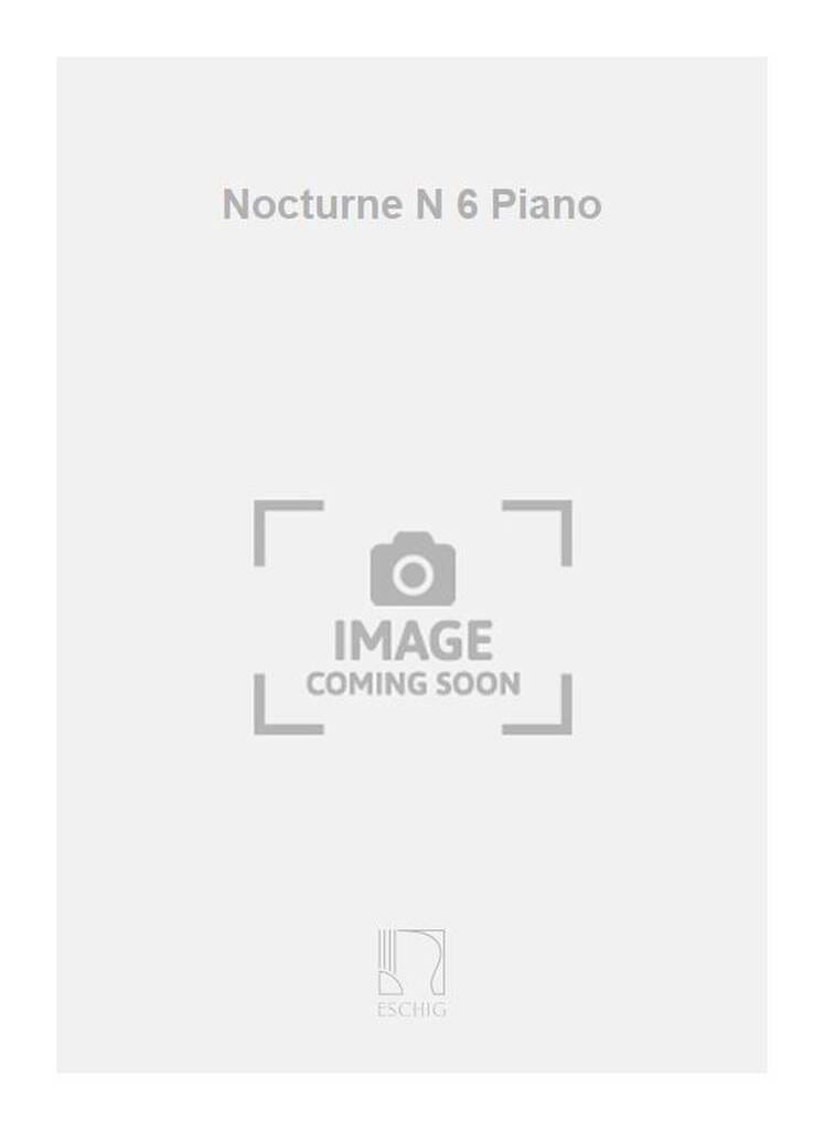 Nocturne N° 6 SATIE Partition Piano