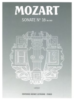 Sonate n° 16 KV 545 - MOZART - Partition - Piano