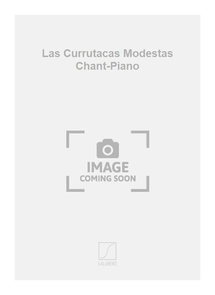 Las Currutacas Modestas GRANADOS Partition Musique de chambre vocale