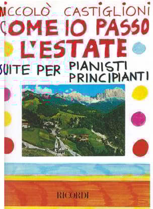 Come Io Passo L'estate Niccolo Castiglioni Partition Piano