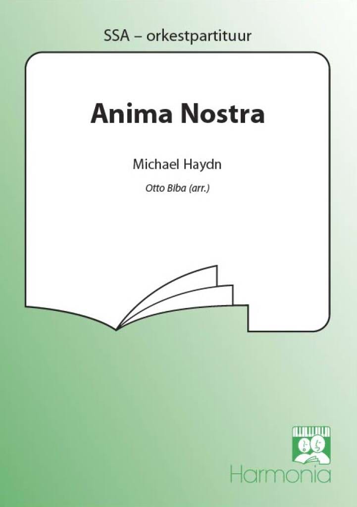 Anima Nostra Michael HAYDN Partition Chœur