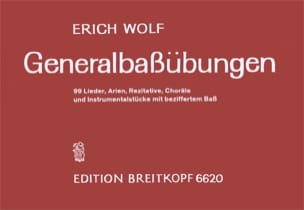 Generalbass-Übungen Erich Wolf Partition Clavecin