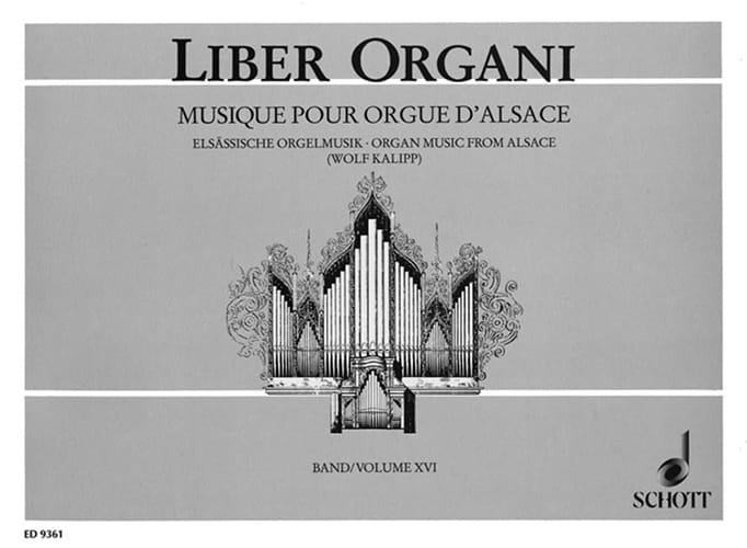 Musique pour Orgue d' Alsace Partition Orgue