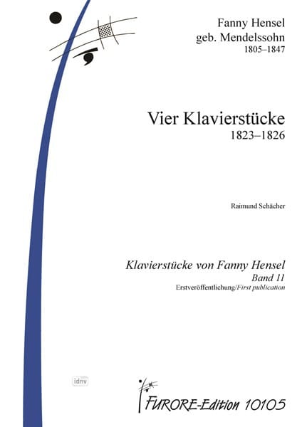 4 Klavierstücke Fanny Hensel-Mendelssohn Partition Piano