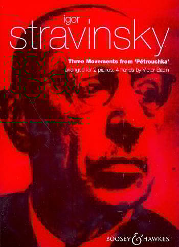 3 Mouvements de Petrouchka. 2 Pianos STRAVINSKY Partition Piano