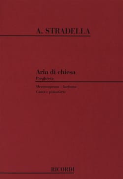 Aria Di Chiesa. Mezzo Ou Baryton - Alessandro Stradella - Partition