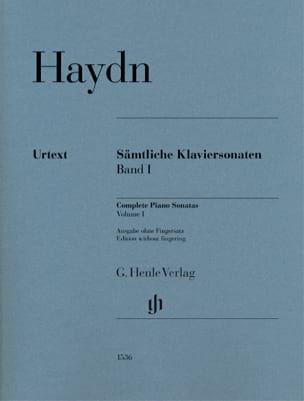 Sonates Pour Piano - Volume 1 sans doigtés HAYDN Partition Piano