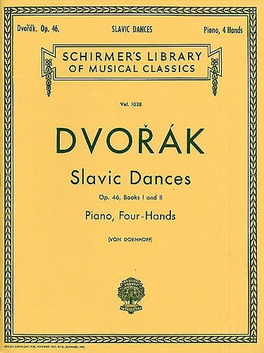 Dances Slaves. Op. 46. 4 Mains DVORAK Partition