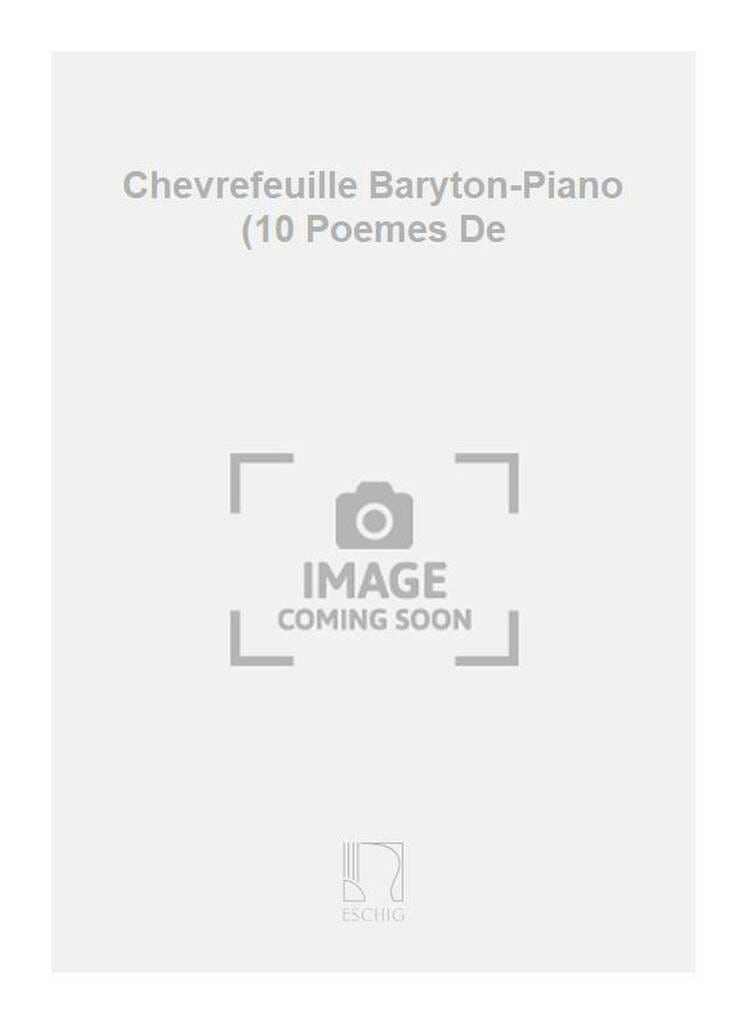La Chèvrefeuille Henri Sauguet Partition Mélodies