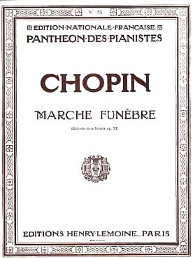 Marche Funèbre CHOPIN Partition Piano