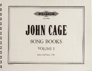 Song Books Volume 1 CAGE Partition