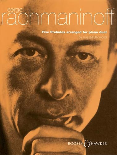 5 Préludes. 4 Mains - RACHMANINOV - Partition - Piano