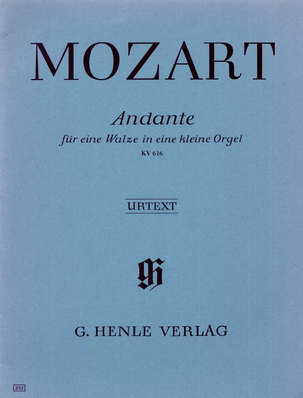Andante MOZART Partition Orgue