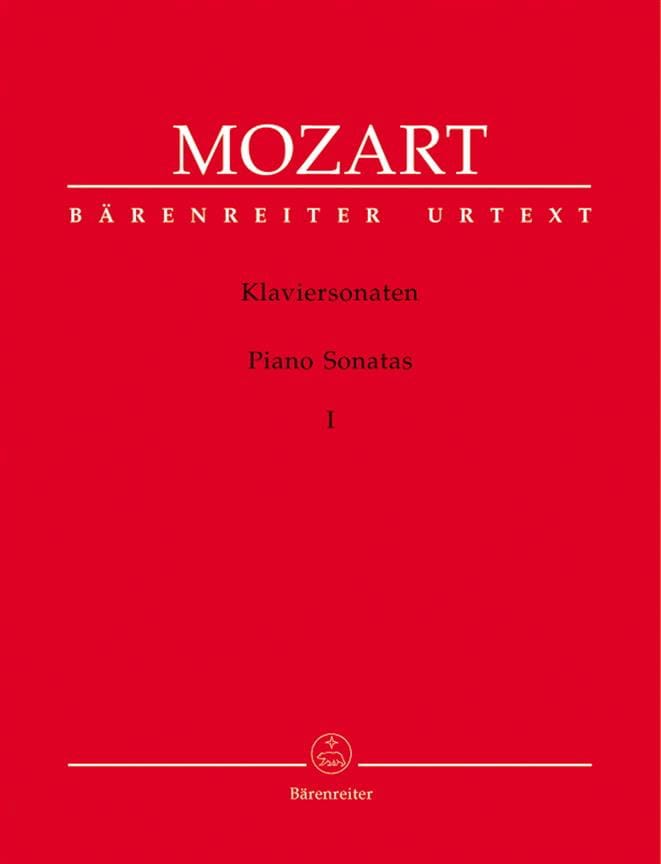 Sonates Volume 1 MOZART Partition Piano