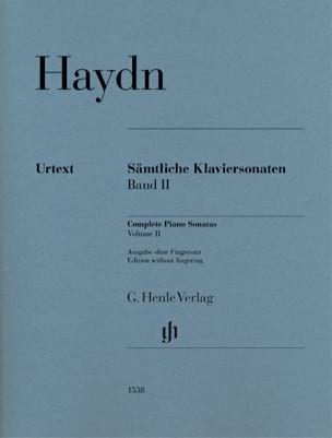 Sonates Pour Piano - Volume 2 sans doigtés HAYDN Partition Piano