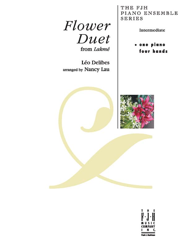 Flower Duet DELIBES Partition Piano