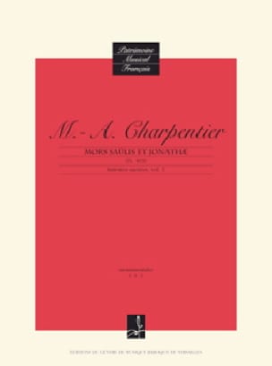 Mors Saülis et Jonathae H 403 CHARPENTIER Partition Chœur