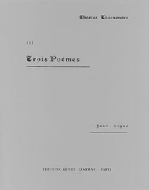 3 Poèmes N°3 Op. 59-3 Charles Tournemire Partition Orgue
